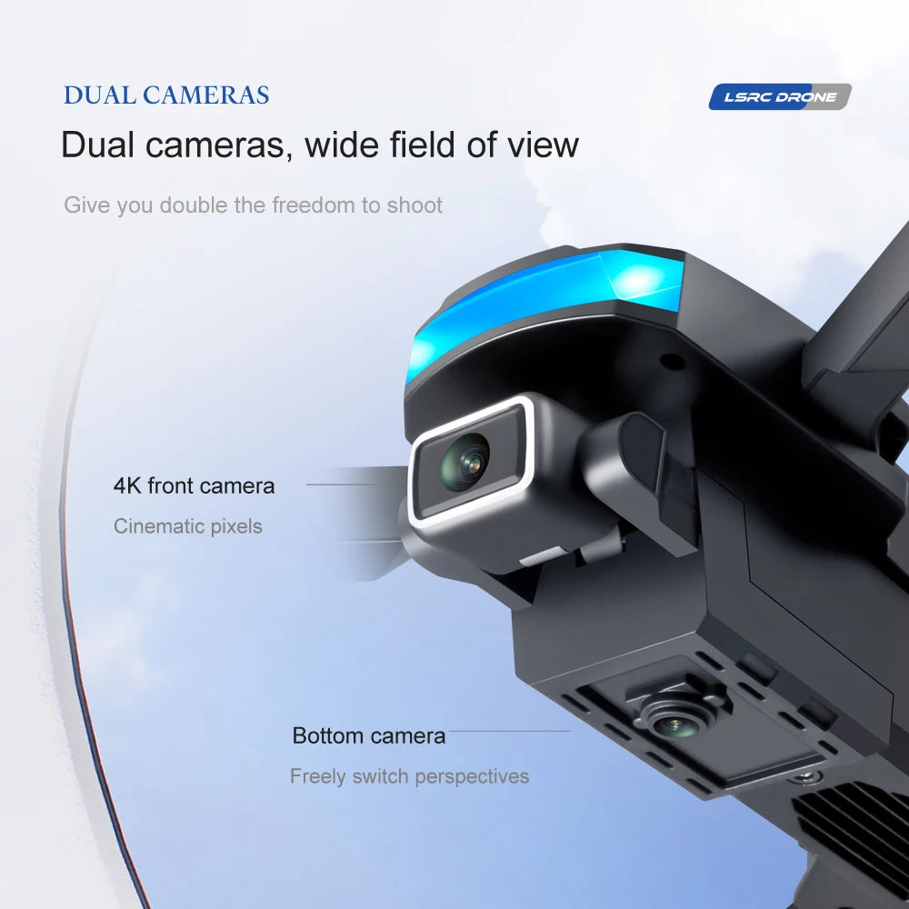 LS878 Drone, wide field of view give you double the freedom to shoot 4k front
