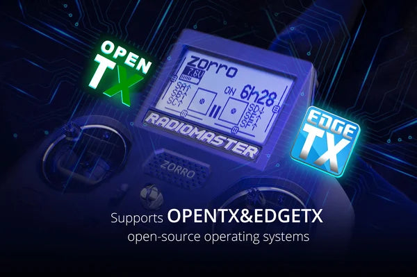 Supports OPENTX&EDGETX open-source operating systems OPEN z