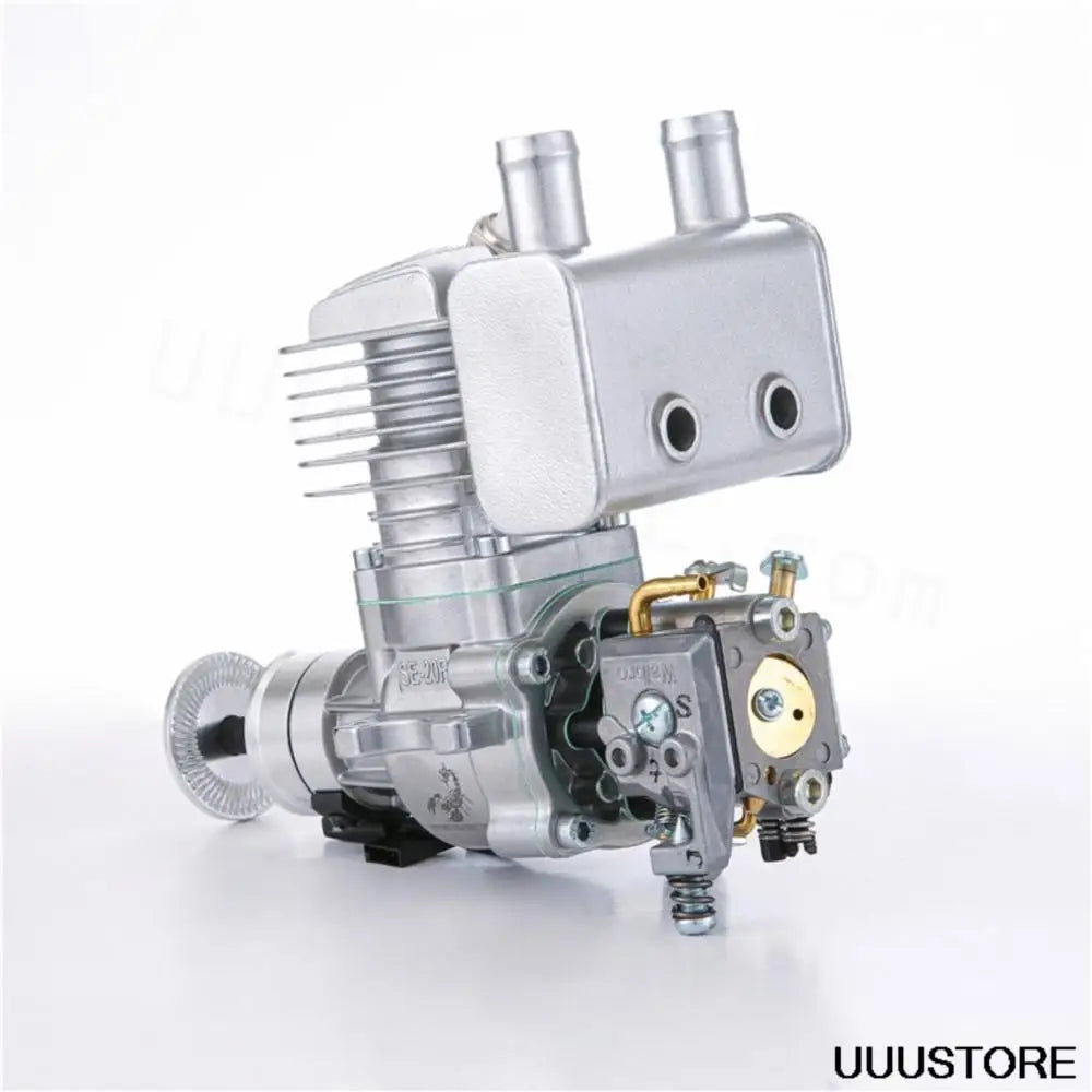 RCGF Stinger 20CC RE Gasoline Engine, type 2 cycle piston valve type gasoline engine for airplane . 20cc (1.22 cu
