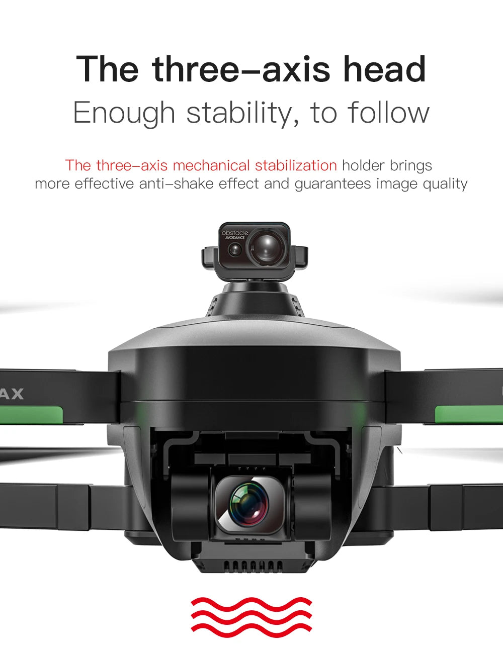 HGIYI SG906 MAX2 Drone - 5000mAH GPS 4K HD Professional Camera with 3-Axis Gimbal 360 Obstacle Avoidance 906 MAX Brushless Quadcopter Professional Camera Drone 75 HGIYI SG906 MAX2 Drone, the three_axis mechanical stabilization holder brings more effective anti-shake effect .