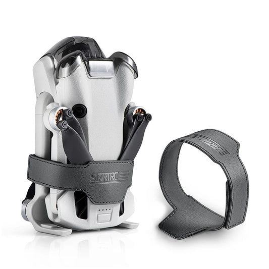 STARTRC Propeller Holder Stabilizer for DJI Mini 4 Pro, ABS+PC+Silicone with PU Leather Strap Option, 94×70×58mm, 22g