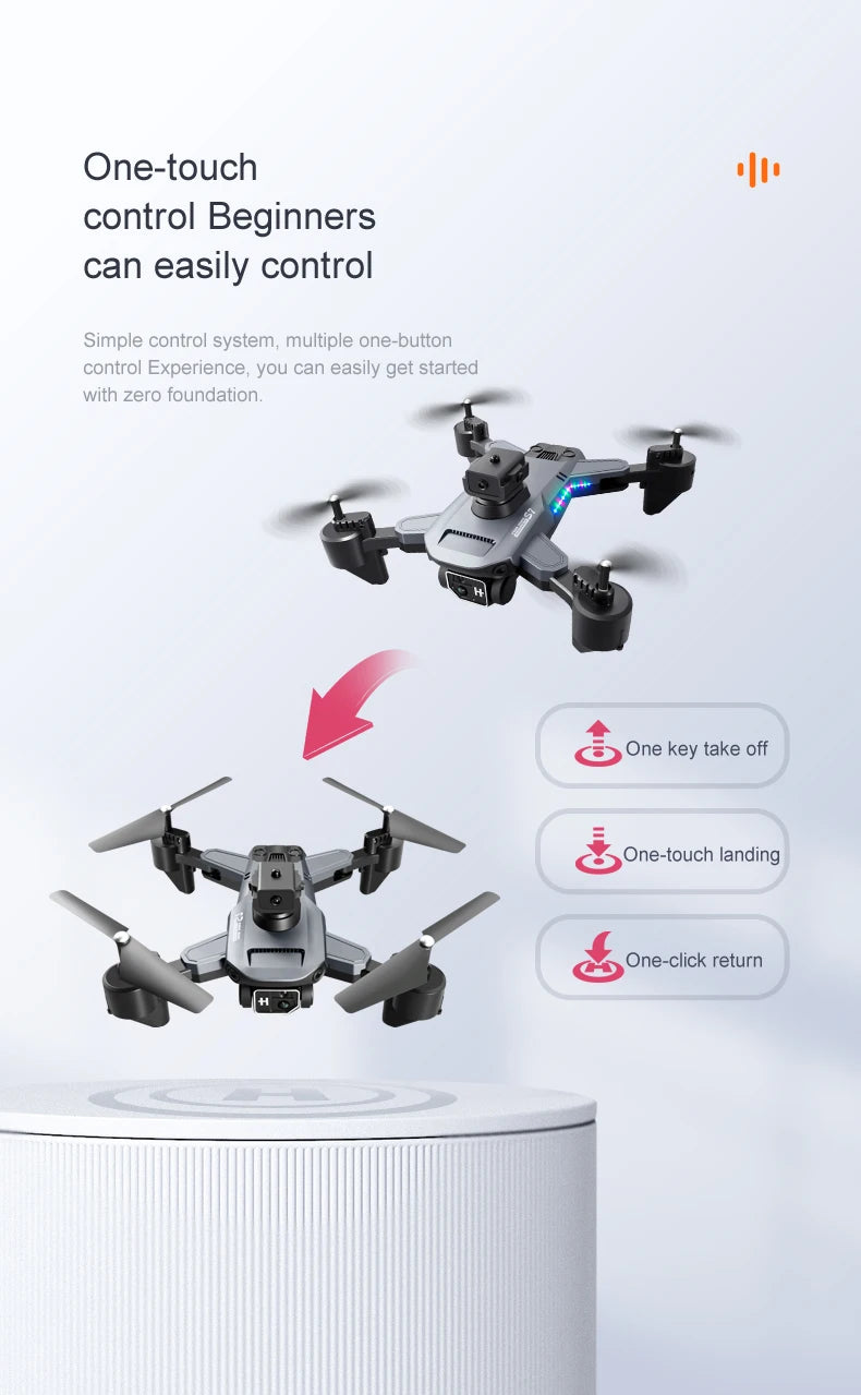 S7 Pro Drone - 4K Dual Camera Wifi FPV 2.4G Folding Quadcopter RC Helicopter Toy Gifts 29 S7 Pro Drone, one-touch control beginners can easily get started with zero foundation .