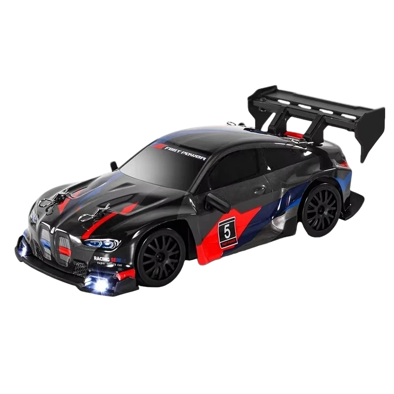 4WD 1:24 Rc Car, LED Drift Racing Vehicle, 2.4G Remote RTR, 30+ KM/H High Speed, Proportional Control, GTRPRO Model Toy