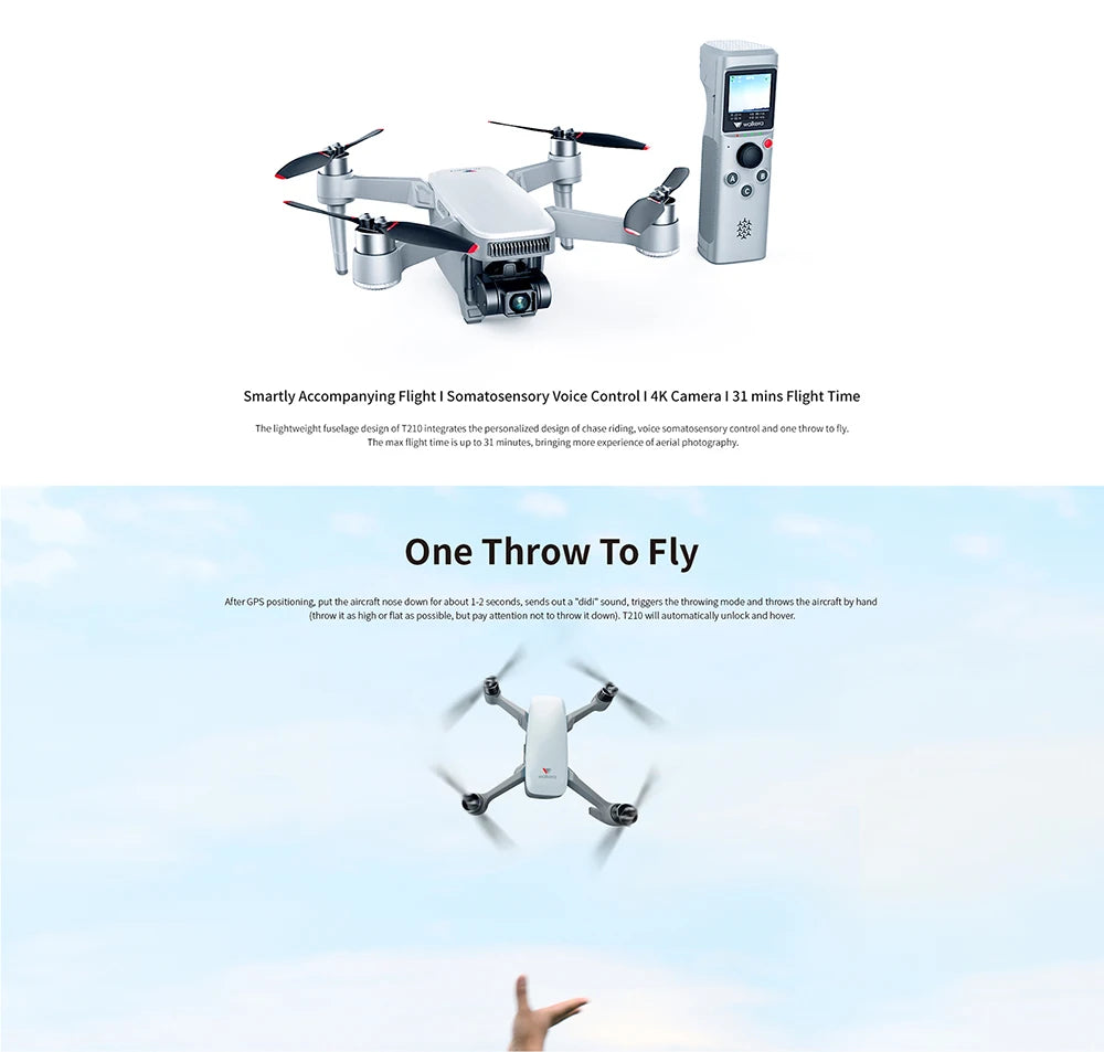 Walkera T210 Drone - 4k Camera for Adults Professional GPS Video Voice FPV Drones RC Toys RC Drone 4k Drone Camera Professional Camera Drone 12 Walkera T210 Drone, thcVentweight dusclasedesign '1710 ineear