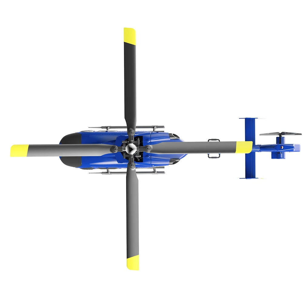 C187 RC Helicopter, the propeller is designed based on aerodynamic principles to provide strong power and self-s