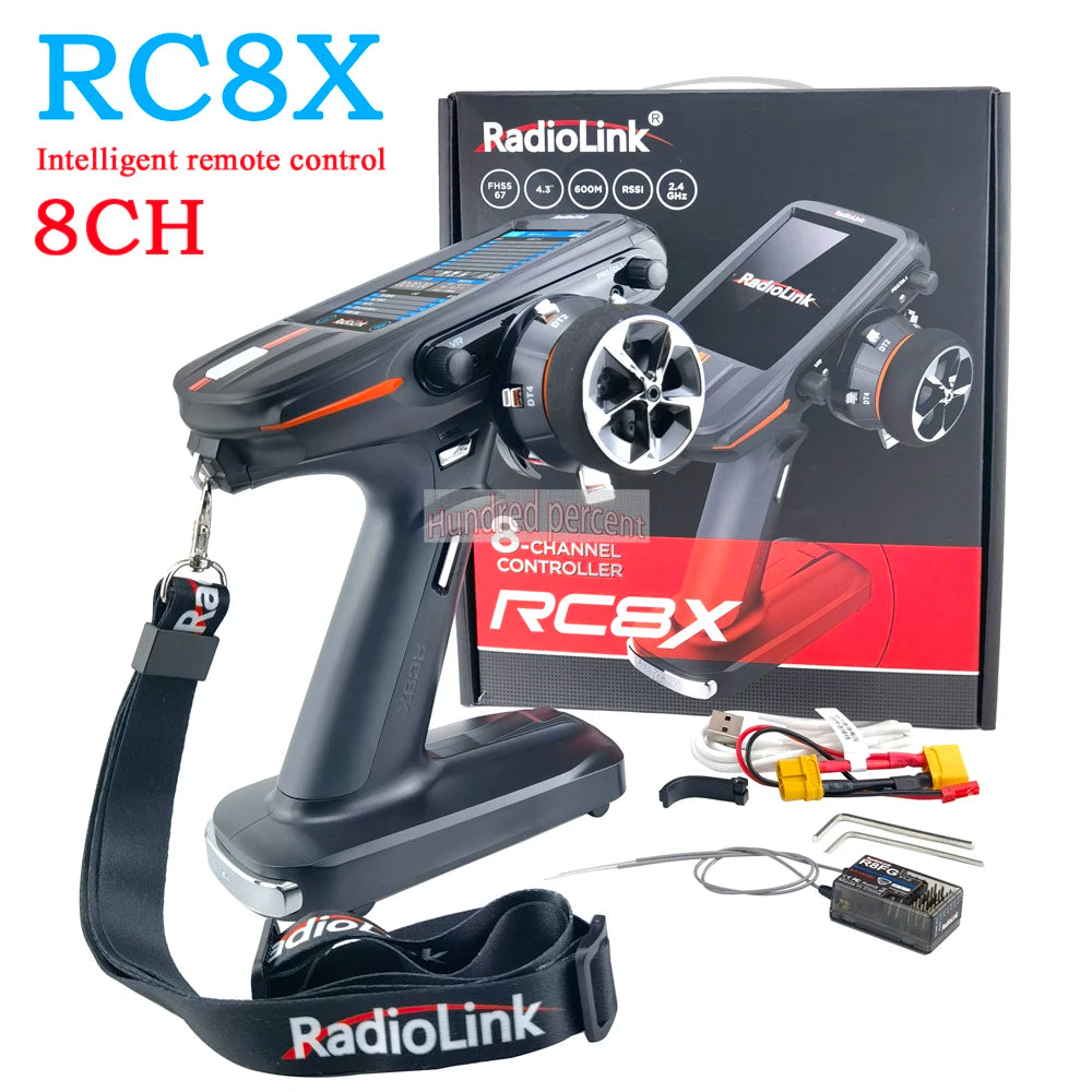 Radiolink RC8X 2.4G 8 Channels Radio Transmitter, RC8X RadioLink Intelligent remote control Fon 8CH d percent FECHAN