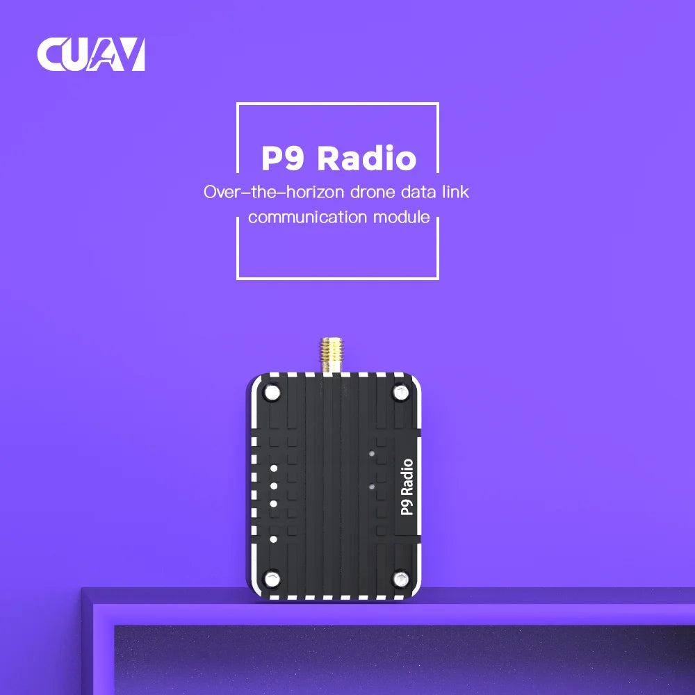 CUAV P9 - 900MHZ Radio Telemetry Wireless Transmission Module Pix for FPV Data Transmission Station Pixhack Pixhawk Long Range System for Drone 12 CUAV P9 Radio Over-the-horizon drone data link communication module