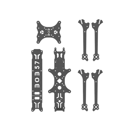 iFlight BOB57 O3 FPV Replacement Parts for 1pair CNC Side Plates/middle plate/top plate/bottom plate/1pair arms/TPU parts