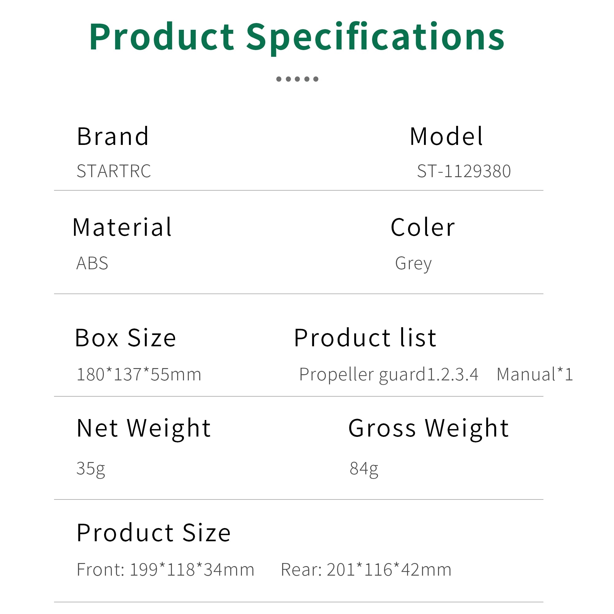 For DJI Mini 4 Pro Propeller Guard - Blade Protective Cover Anti-collision Ring Landing Gear Foldable Extended Legs 23 For DJI Mini 4 Pro Propeller Guard, Specifications Brand Model STARTRC ST-1129380 Material Coler ABS Box Size Product list