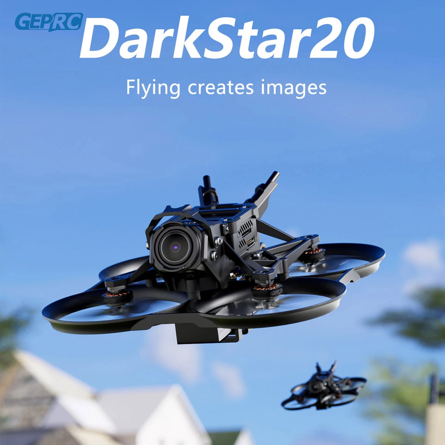 GEPRC DarkStar20 HD O3 Cinewhoop - SPEEDX2 1102 TAKER F411-12A-E 1-2S AIO RC Quadcopter LongRange Freestyle FPV Drone Rc Airplane