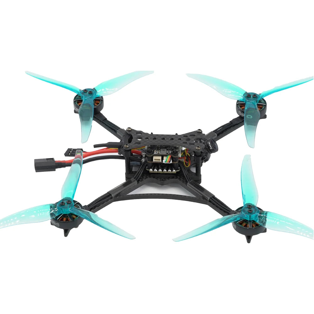 TCMMRC Concept 195 FPV Drone, powerful motors, responsive flight controller, and efficient electronic speed controllers provide quick acceleration .