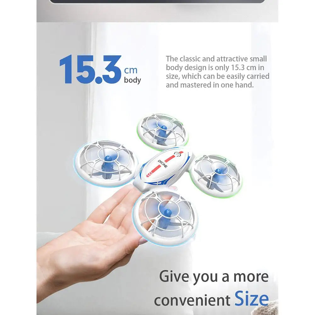 2.4G Remote Control Drone With Led Light Quadcopter Remote Control Helicopter Toy For Boys Gifts 13 the classic and attractive small 15.3 cm body design is only 15.3