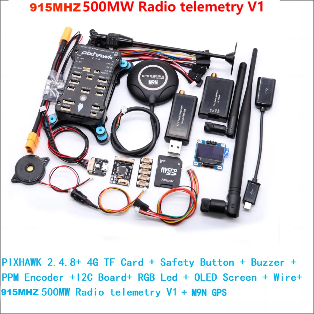 Pixhawk PX4 With M9N GPS, Pixhawk PX4 is a flight controller for RC quadcopters.