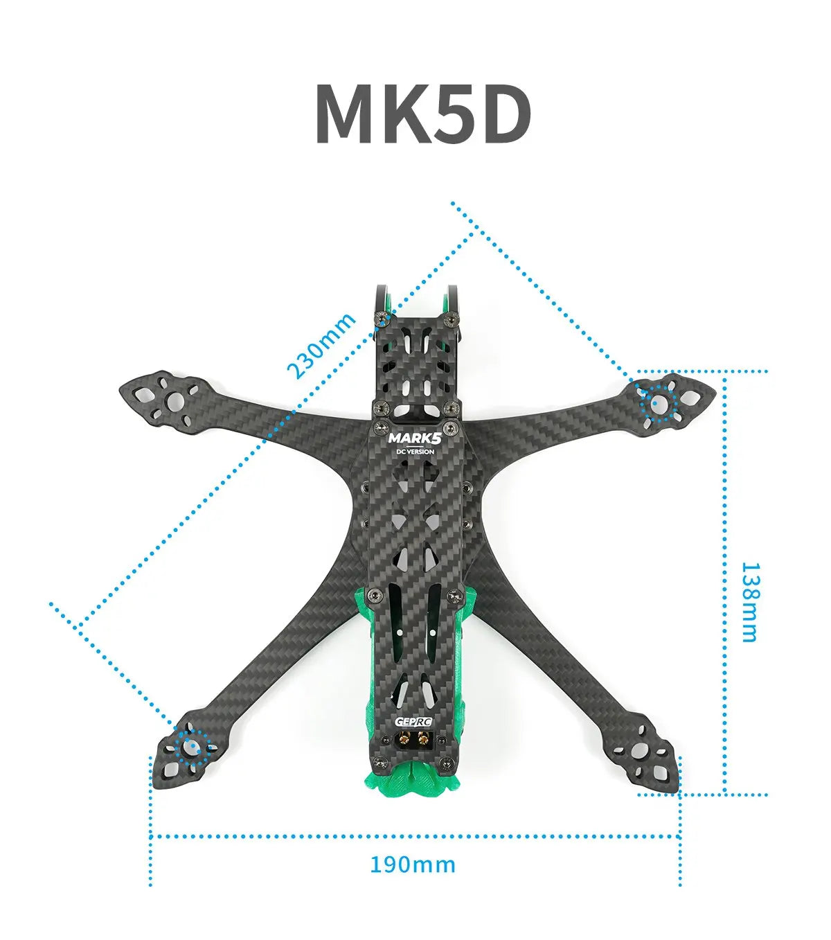 GEP-MK5D O3 MK5X to MK5D Conve DeadCat Frame, MKSD MARKS DCVERSION 1 GEPRG 190mm 230