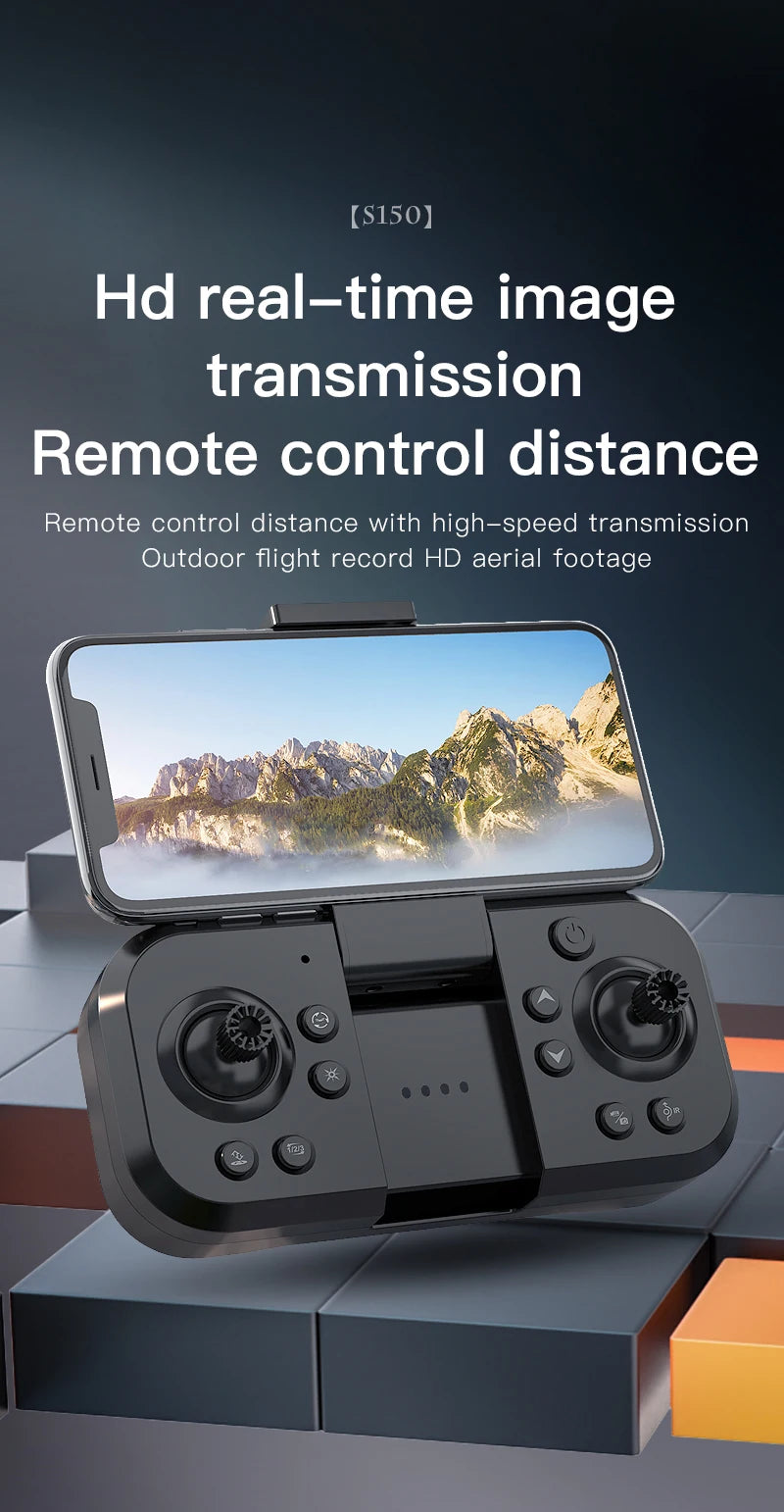 S150 Drone, aerial footage hd real-time image transmission remote control distance 