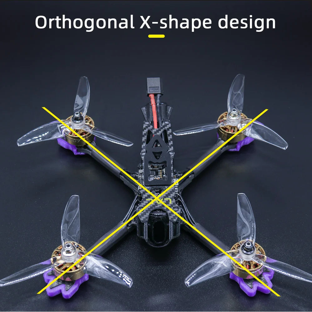 TCMMRC LAL5.1 Drone Kit - HD Professional Radio Control Drone Kit Wheelbase 225mm 2507 2600kv Brushless Motor with 4K Dual Camera Quadcopter 15 TCMMRC LAL5.1 Drone, Bluetooth flight controller has an onboard OSD chip, supports DMA mode (uses F