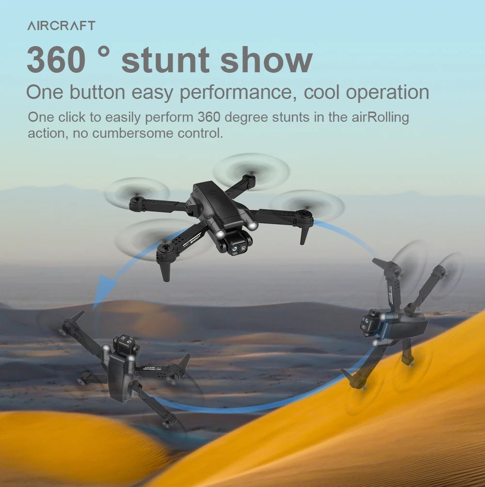 GT2 Mini Drone, aircraft 360 stunt show one button easy operation, no cumbersome control