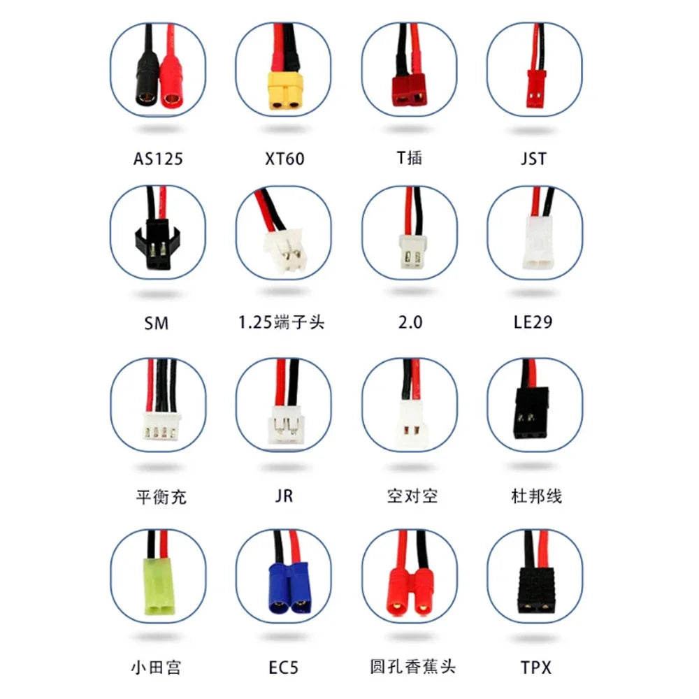 802540 Battery, High-performance drone battery providing up to 30 minutes of flight time with JST connector and XT60 motor compatibility.