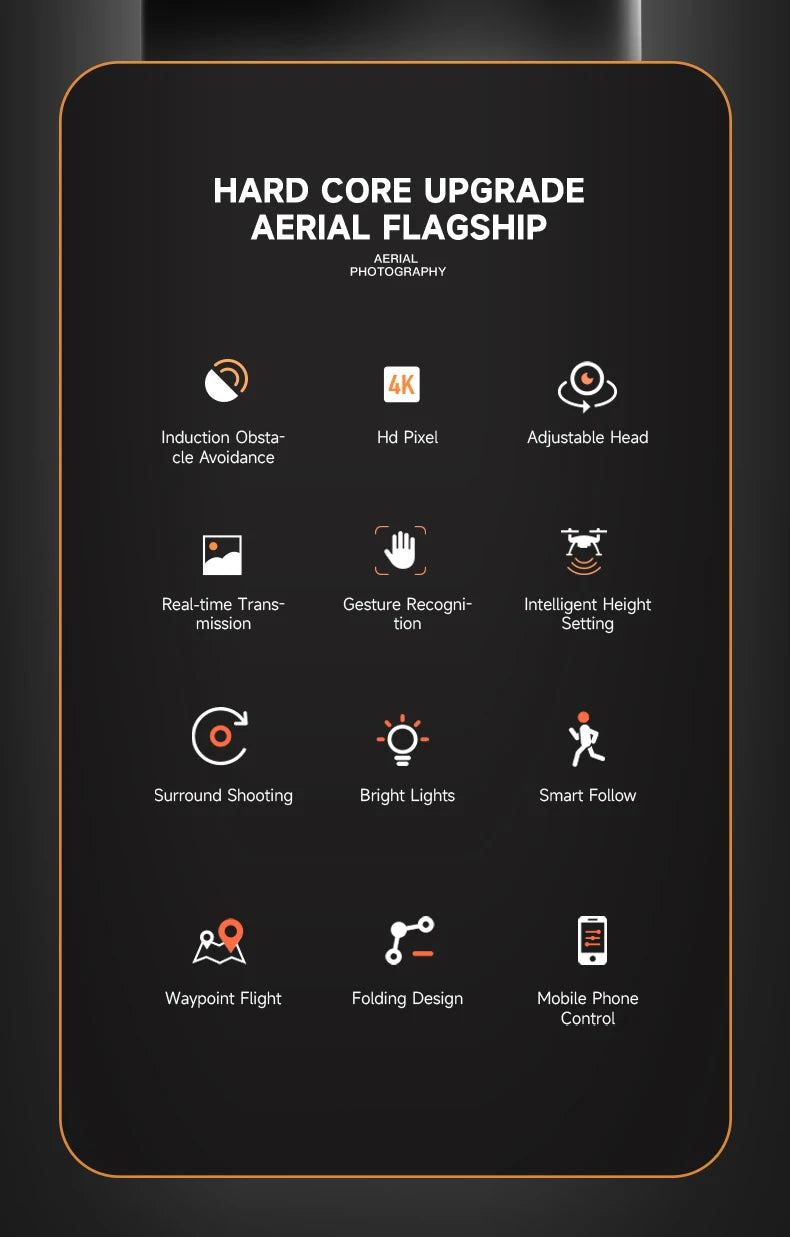 S91 Drone, hard core upgrade aerial flagship aerial photography 4k induction obsta