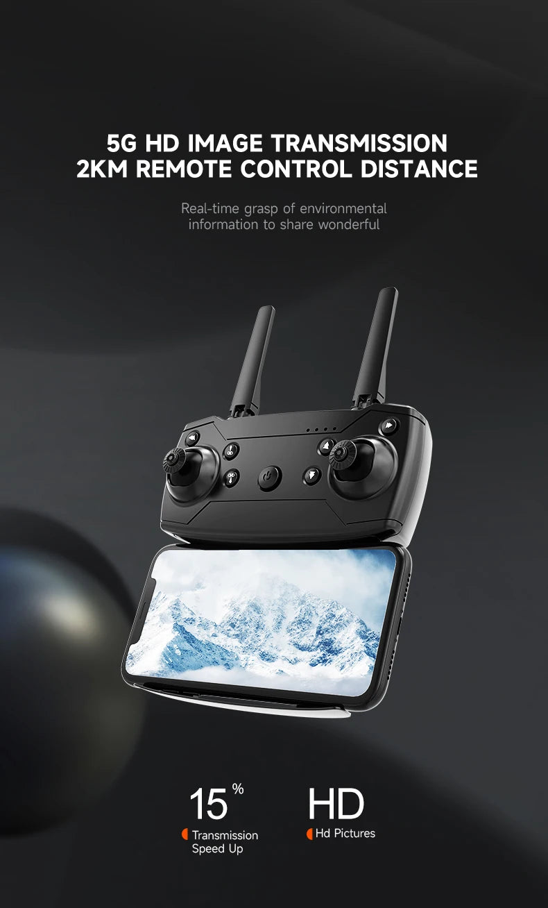 S91 Drone, 56 hd image transmission 2km remote control distance real-time