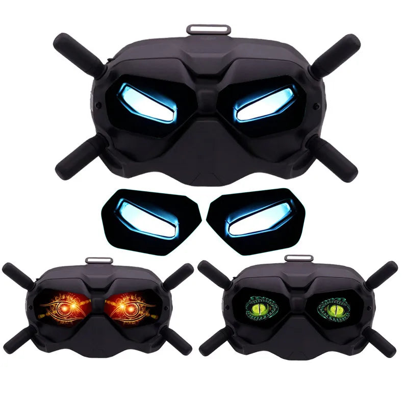 PVC Big Eyes Skin Stickers for DJI Goggles V2 - Flight Glasses Decal Decorative Film for DJI Avata / FPV Camera Drone Accessories 13 PVC Big Eyes Skin Stickers for DJI Goggles V2, Skin Stickers for DJI Goggles V2 APP Supported languages :