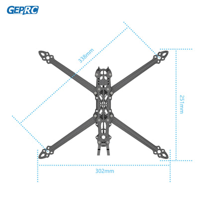 GEPRC GEP-Mark4-8 Frame - 8Inch Parts Propeller Accessory Base Quadcopter FPV Freestyle RC Racing Drone Long Haul Flight