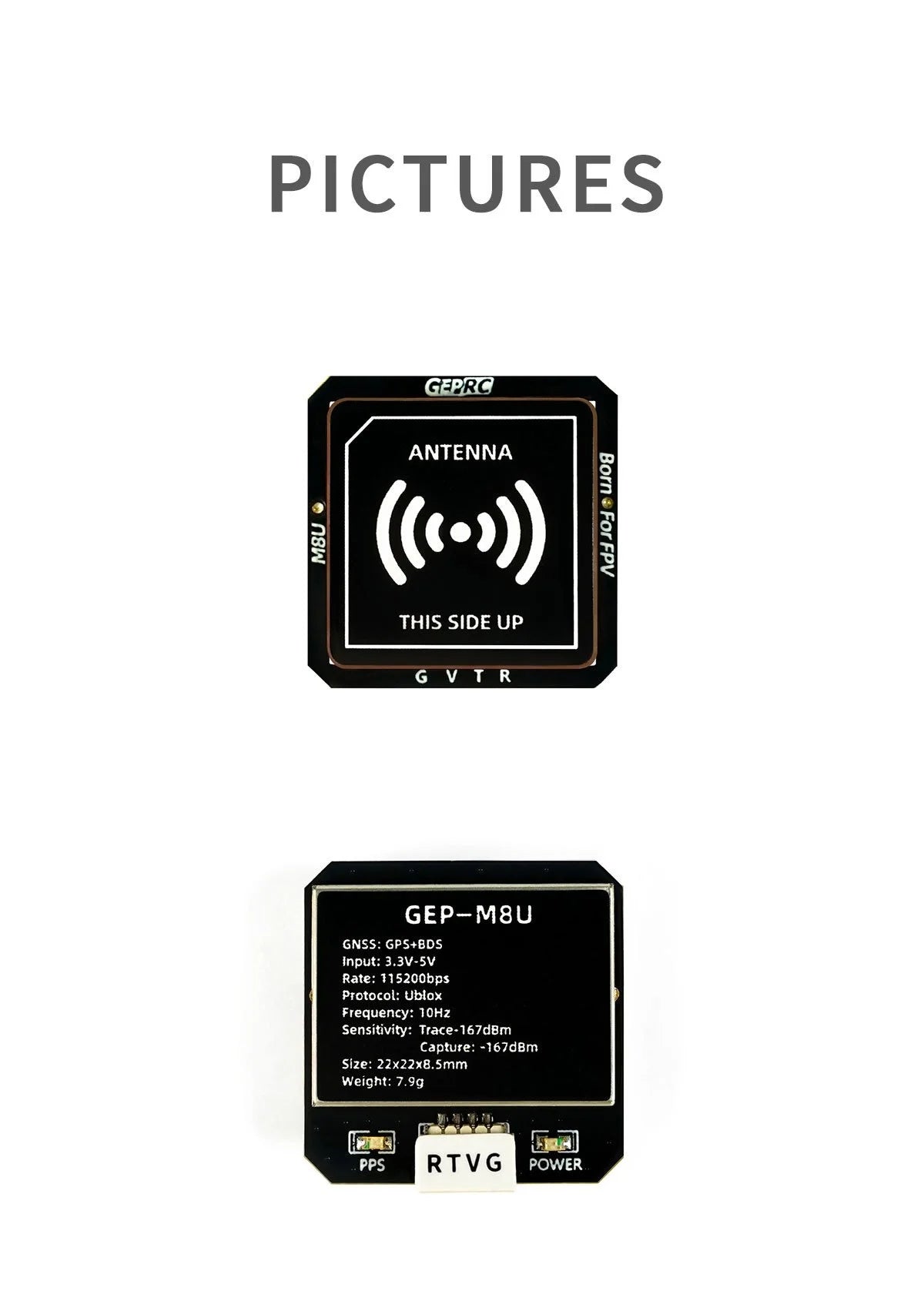 GEPRC GEP-M8U GPS, GEPRC GEP-M8U