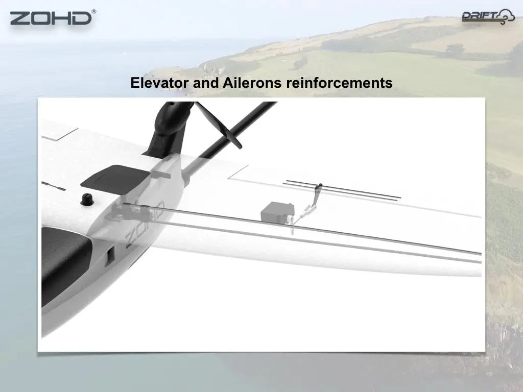 ZOHD P3IETS Elevator and Ailerons reinforcement
