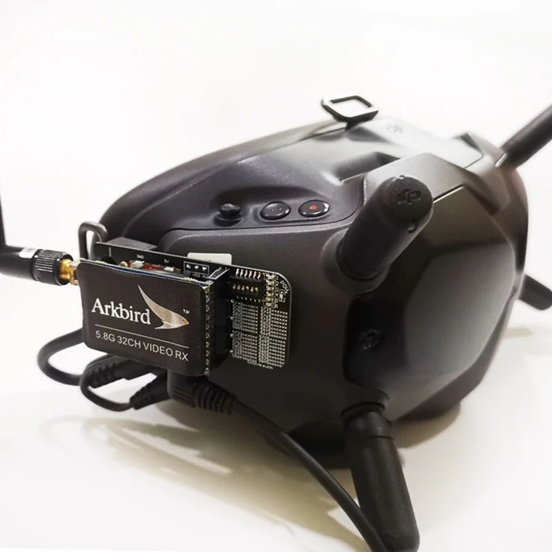 Arkbird Rth Arkbird 5.8G 32CH receptor transmissor de imagem para óculos de vídeo ...