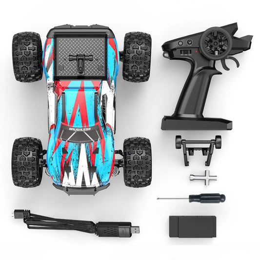 MJX Hyper Go 1/16 Brushless RC Car 4WD, 2845 Motor, 45A ESC, 45km/h, 2.4G Remote, 7.4V 1050mAh, Models 16208/16209