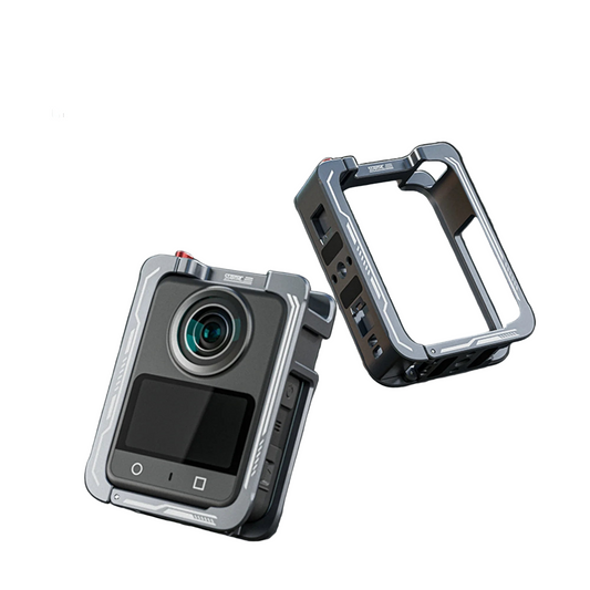 STARTRC Metal Cage for DJI Osmo 360 Camera, Full Protective Frame Case with Quick Release, Cold Shoe & 1/4'' Mount