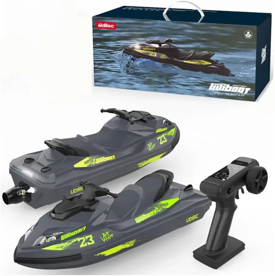udiRC UDI023 RC Boat, Jet Pump Spray, Waterproof Self‑Righting, 2.4G LED RTR, Brushed & Brushless PRO up to 20 km/h