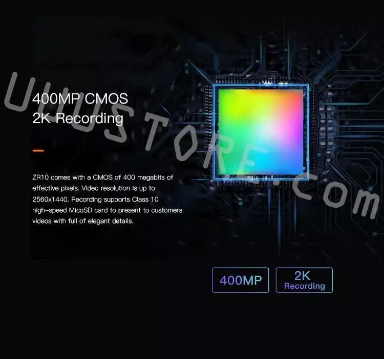 4OOMP CMOS 2K Recording supports Class 10 high-speed MIcOS