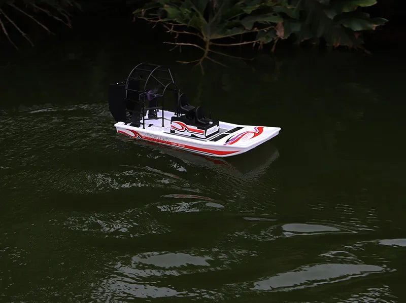 JDHMBD Swamp Dawg RC Air Boat Kit 479.5×188.5×196mm, 2300KV Brushless, 2-Channel Ready, ARTR Foam-Filled Hull