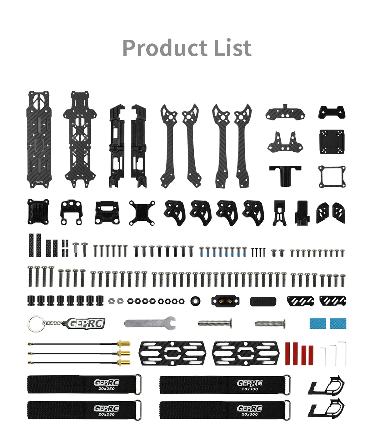 GEP-MOZ7 Frame 7Inch Parts Propeller Accessory, GEP-MOZ7 Frame 7In