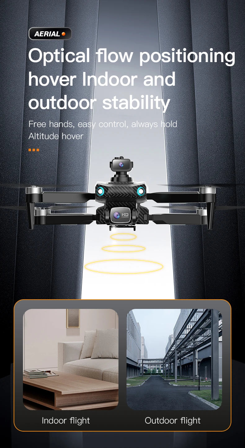 P8 Pro GPS Drone, aerial optical jflow positioning hover indoor and outdoor flight . always