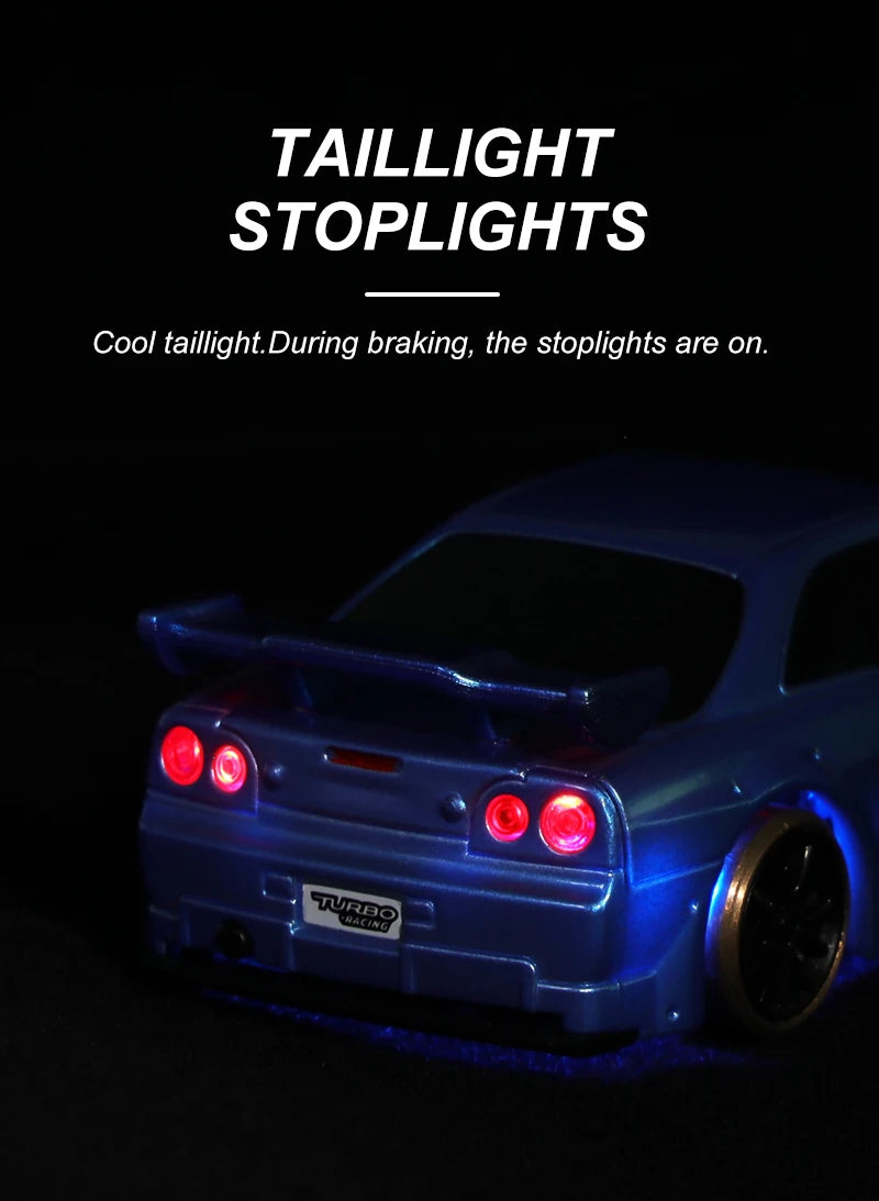 TURNO FhacinG: braking, the stoplights are on.