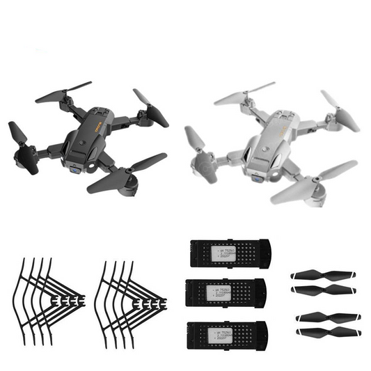 Q6 Drone Orijinal Aksesuarlar - 3.7v 1800 mAh Pil Pervane Akçaağaç Yaprağı Q6 Drone Yedek Parçaları Modüler Pil