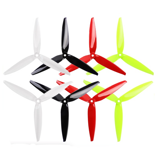 2/6/12Pairs Gemfan Flash 7040 Propeller - 7inch 3-Blade 7X4X3 CW CCW Props For FPV RC Drone Racing Freestyle Long Range Quadcopter