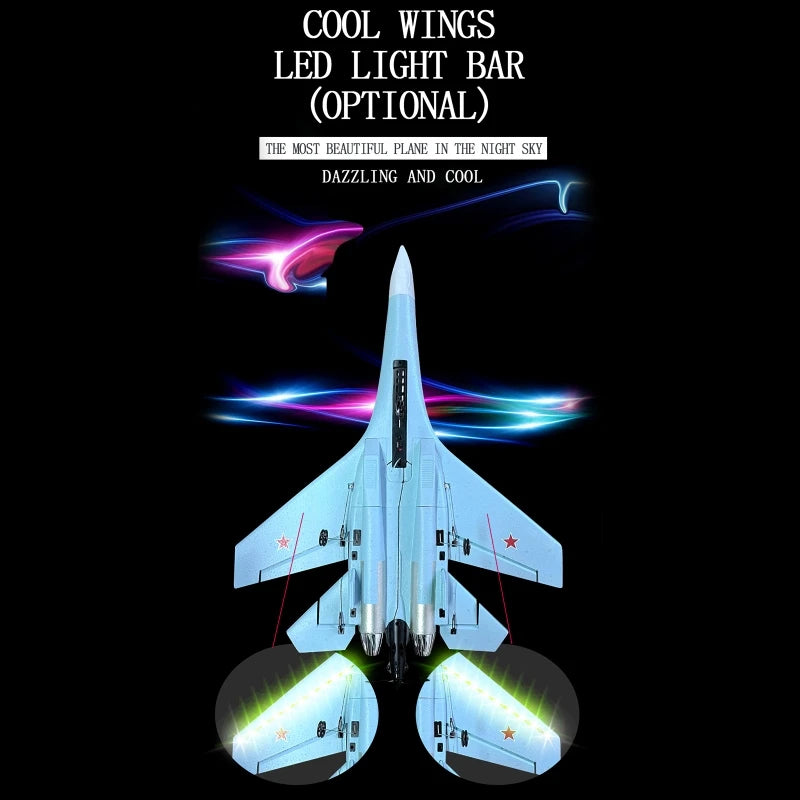 SU35 2.4G 4CH Stunt RC Aircraft, COOL WINGS LED LIGHT BAR (OPTIONAL) THE MOST BE