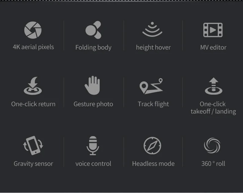 V2 Mini Drone - 4K 1080P HD Camera WiFi Fpv Air Pressure Altitude Hold Professional Foldable Quadcopter RC Drone Kid Toys GIft 17 V2 Mini Drone, 4k aerial pixels folding body height hover mv editor one-