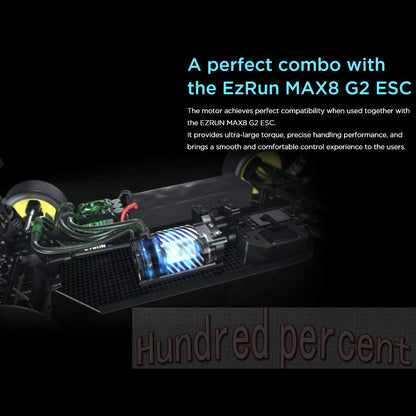 Hobbywing EZRUN MAX8 G2 3-6S moteur sans balais sensoriel 4278SD 2250KV/4268SD 3-4S 2500KV 2250kv pour camion et voiture 1/8 1/10