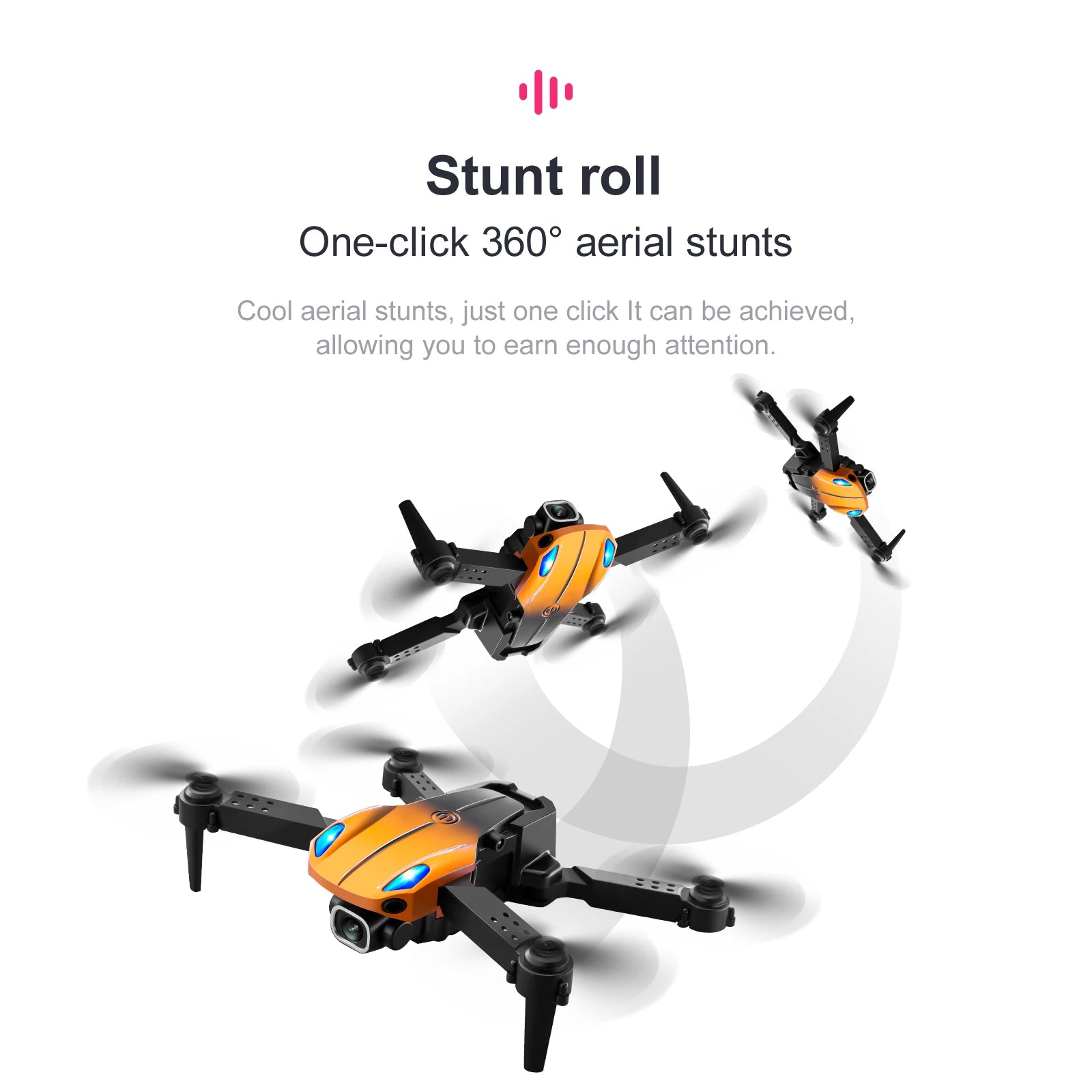 KBDFA KY907 Mini Drone - 4K HD Dual Camera Drone Automatic Obstacle Avoidance Foldable Quadcopter FPV Height Keep RC Dron Toy Gift 40 stunt roll one-click 3609 aerial stunts, just one click