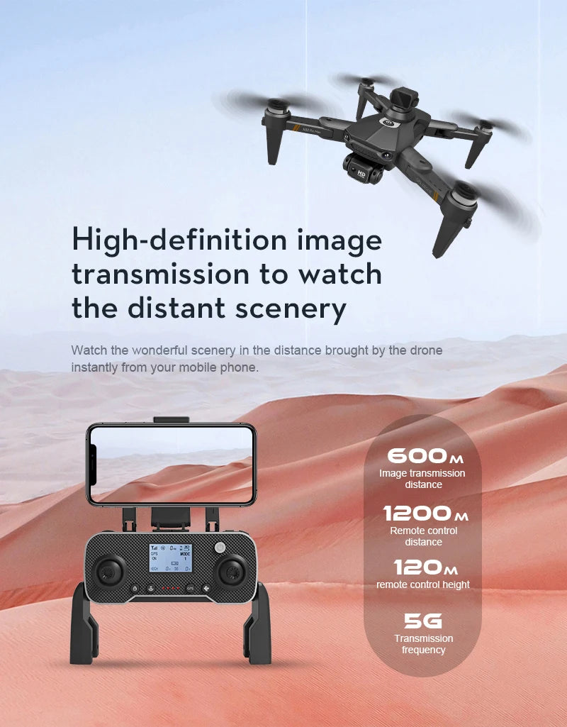 XYRC K80 PRO MAX GPS Drone, high-definition image transmission to watch the distant scenery .