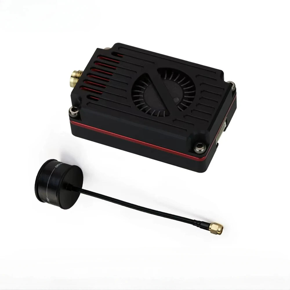RUSHFPV 1.2G 1.3GHz 4W Long Range VTX with SMA Omni Antenna, IRC Tramp Control, Adjustable Power for FPV Drone