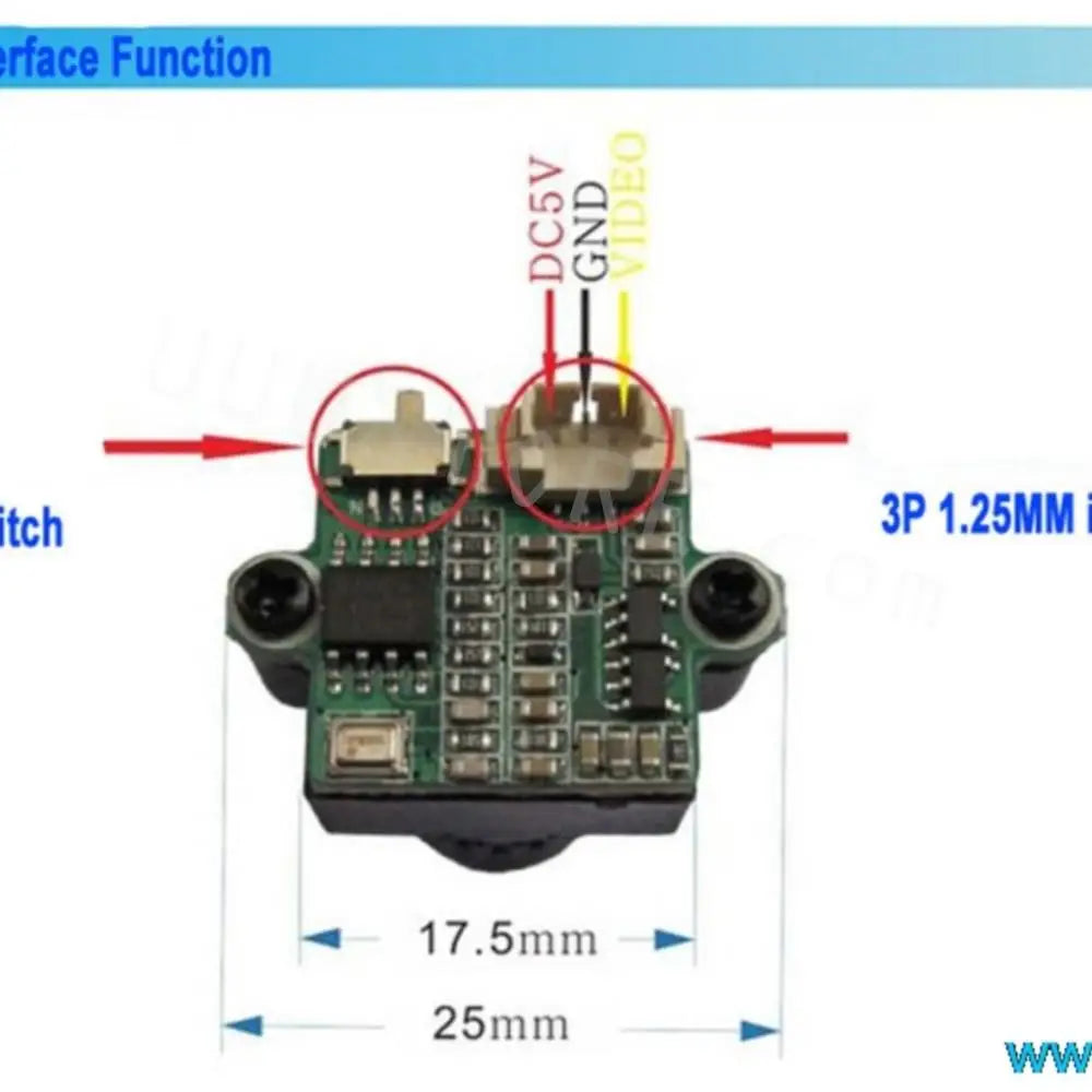 HD 1000TVL Mini FPV Camera Lens 2.8mm 3MP PAL/NTSC Switchable w/ Angle Adjustable Holder for DIY RC Racing Drone 250 210 9 aeProduct.getSubject()