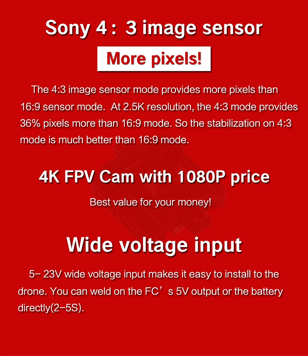 the 4.3 image sensor mode provides more pixels than 16.9 sensor mode . at 2.5K