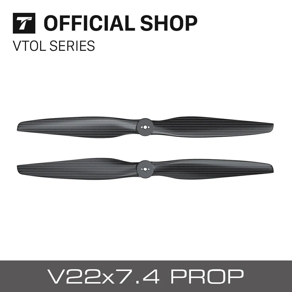 22 Inch Vrep T-motor V Series 22'' Inch Prop - V22x7.4 Carbon Fiber Propellers V22 ...