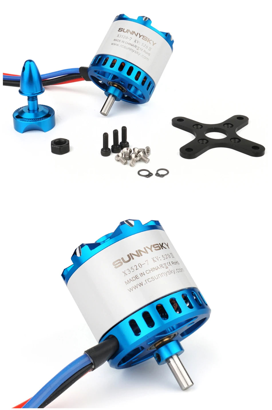 1/2/4PCS SUNNYSKY X3520-III X3530-III - 445KV 560KV 780KV Brushless Motor for RC Quadcopter Airplanes Fixed Wing UAV Plane 11 1/2/4PCS SUNNYSKY X3520-III X3530-III, csunnysky 401 (O"n SUNNNYSKY