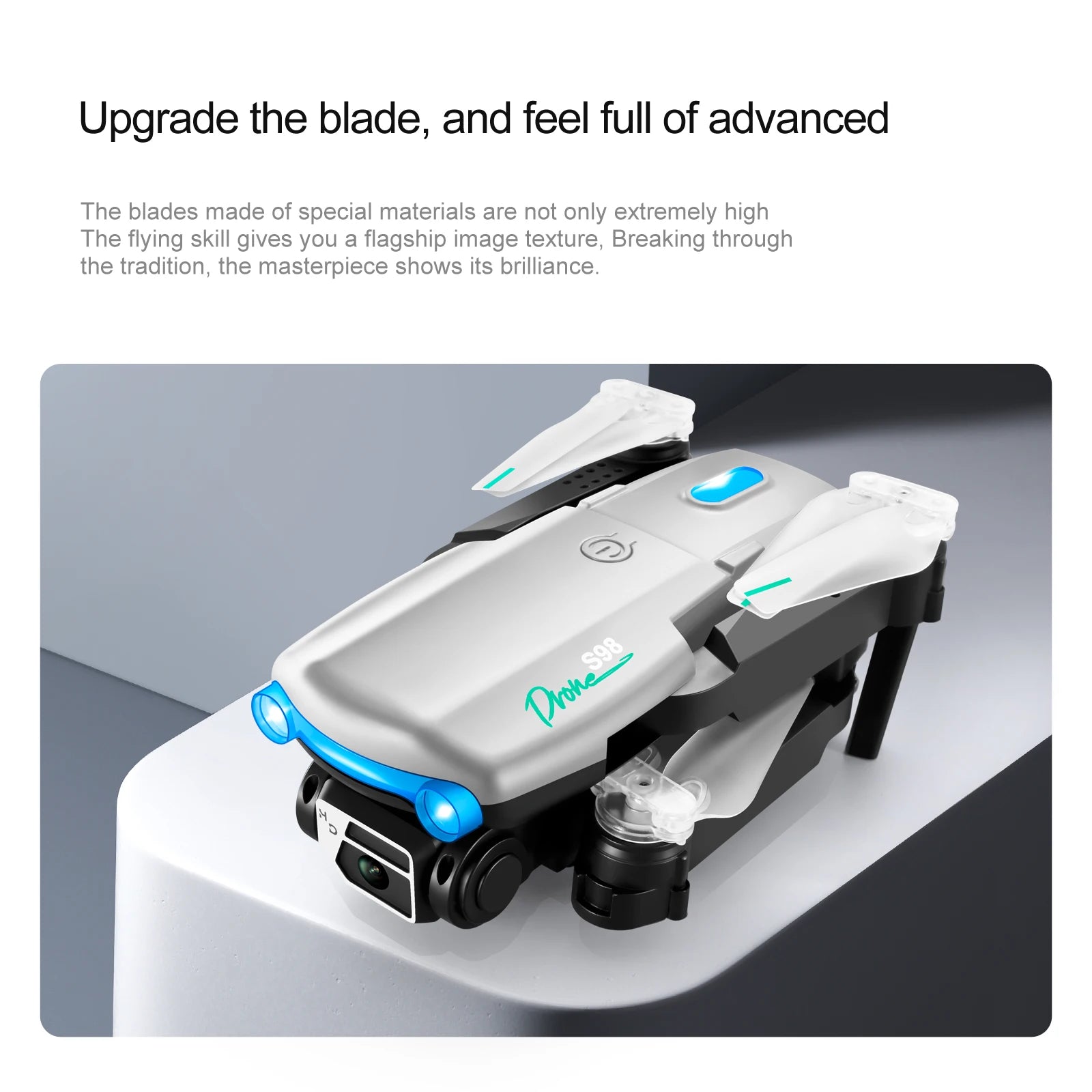 S98 Drone, flying skill gives you a flagship image texture, breaking through the tradition